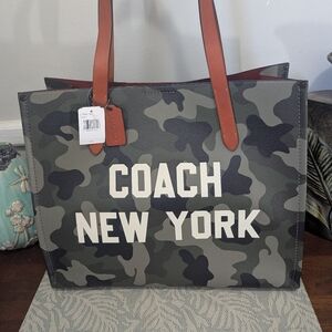 Coach Relay Camo Tote
